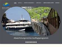 Tablet Screenshot of mallorca-incoming.de